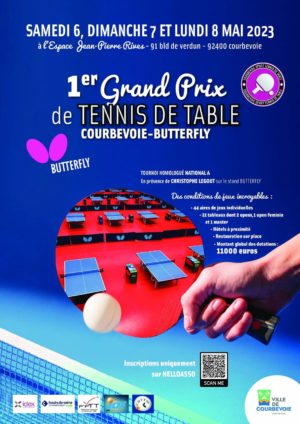 1ER GRAND PRIX DE TENNIS DE TABLE